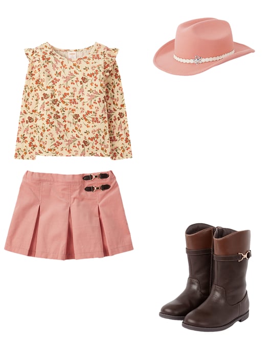 Girls Tall Boots - Brown