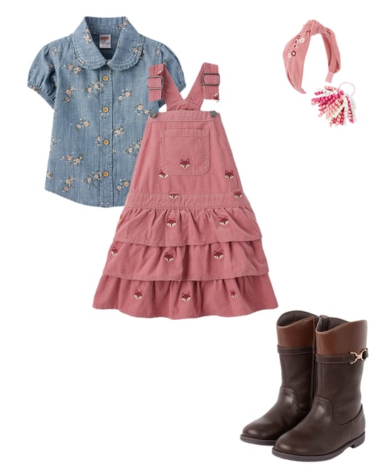 Girls Tall Boots - Brown