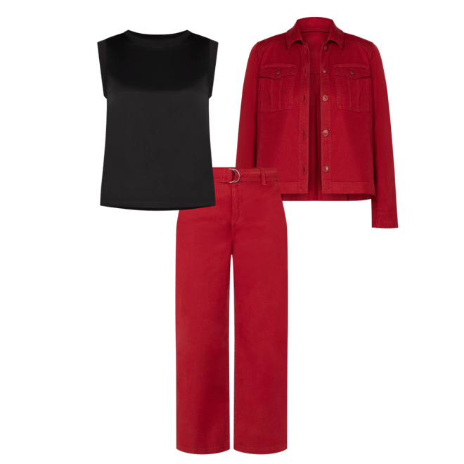 PLEAT BACK CROP JACKET – LIVERPOOL LOS ANGELES