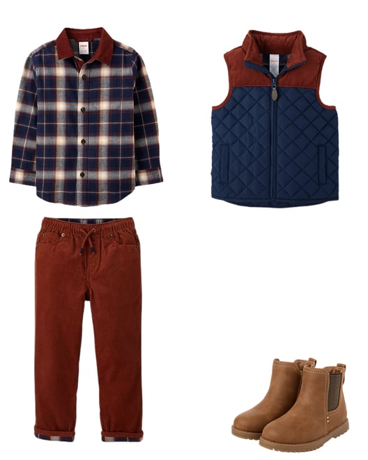 2nd bundle featuring 3 items which compliment Kids Quilted Puffer Vest - Highland Hills