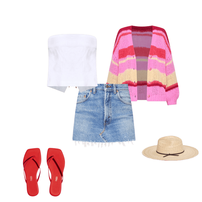 Womens Pink Knit Cardigan | LSPACE Lido Colorful Cardigan