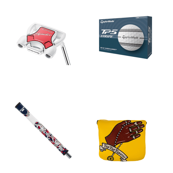 Putter TaylorMade Spider Tour X3 34" - Argent, Dos Ouvert Fraisé - Occasion - Droitier