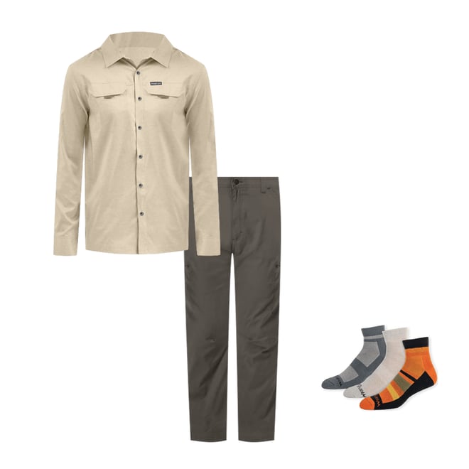 Men's Wrangler® Flex Waist Outdoor Cargo Pant in Asphalt