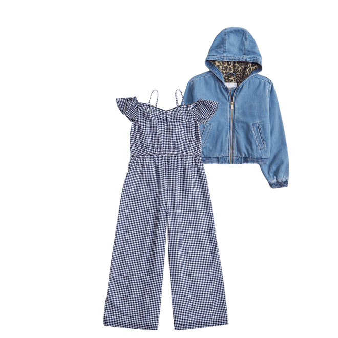 gauzy flutter sleeve jumpsuit