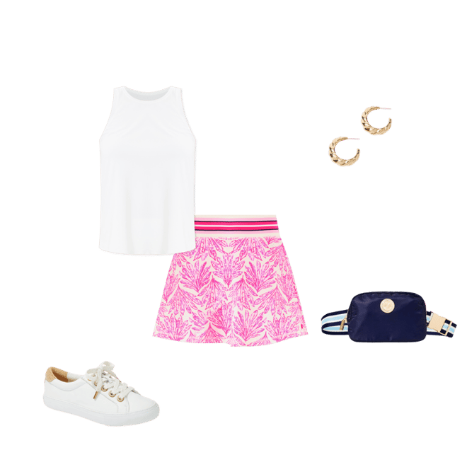 【Lily】 UPF 50+ Luxletic Aila High Rise Skort | Lilly Pulitzer