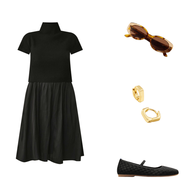 En Saison Eloise Faux-Suede Sleeveless Mini Dress