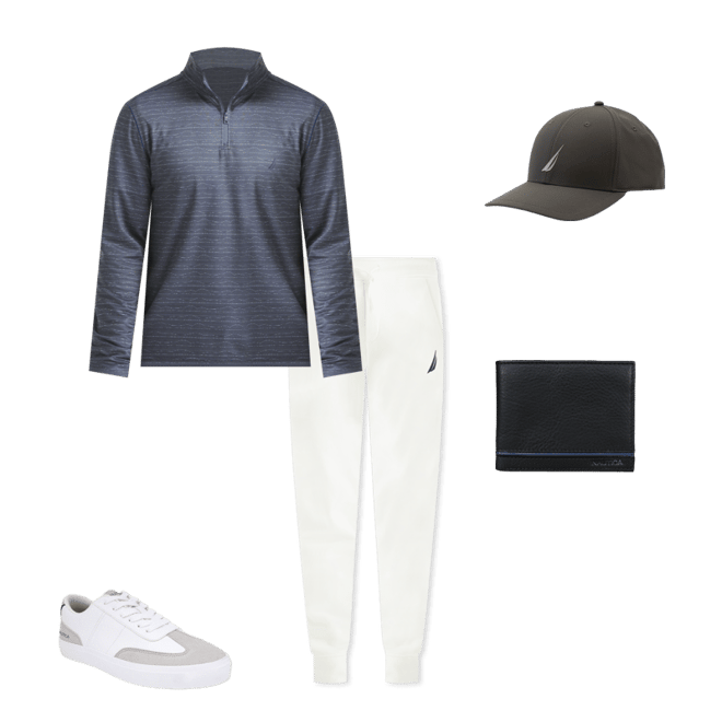 トップス SEE SEE NYLONPULLOVER W DRAWSTRINGS Navtech Quarter-Zip Sweater | Nautica