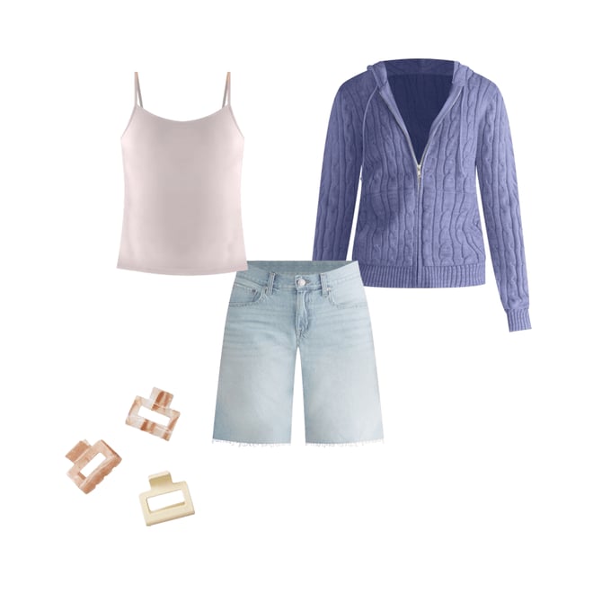 Low-Rise Baggy Denim Jorts