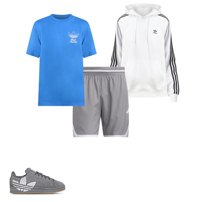 adidas Real Madrid Icon GR T-Shirt | Champs Sports
