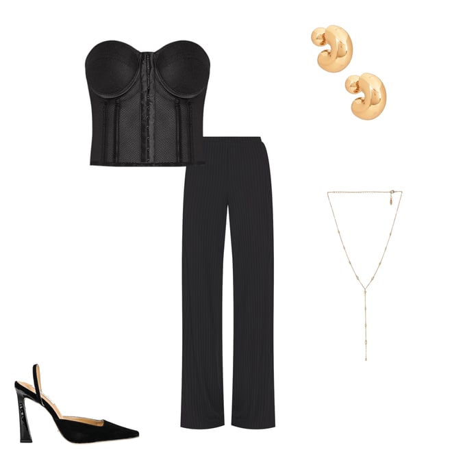 3rd bundle featuring 4 items which compliment Tiamo Slingback Heel
