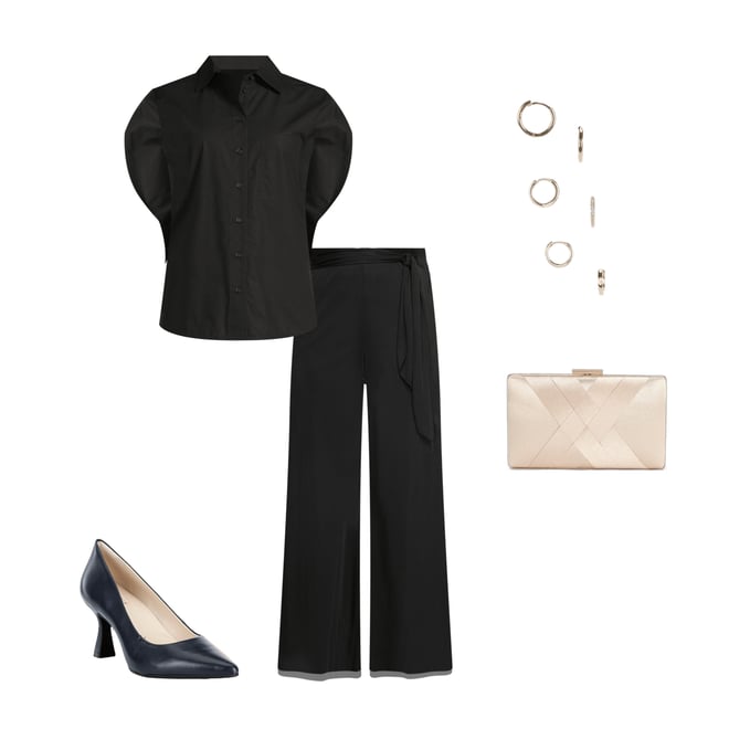 Alex Evenings Tie Waist Wide Leg Mid Rise Flowy Mesh Pants | Dillard's