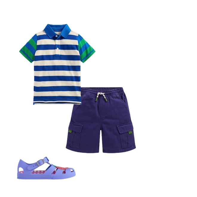 1st bundle featuring 2 items which compliment Everyday Cargo Shorts-Starboard Blue