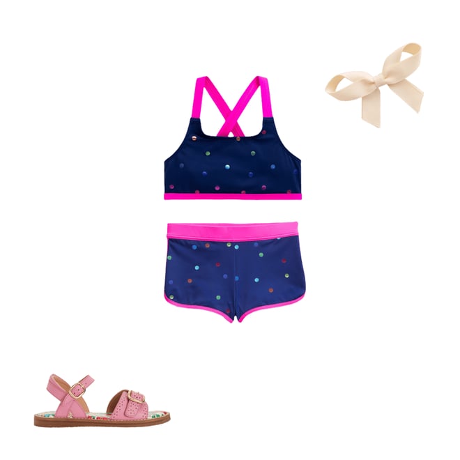 6th bundle featuring 3 items which compliment Leather Buckle Sandals-Sea Pink