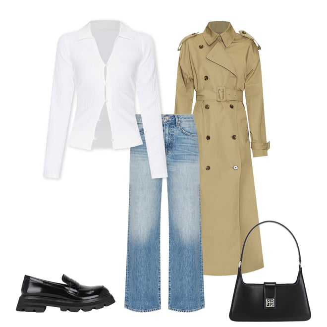 1st bundle featuring 4 items which compliment Classic Oversized Trench