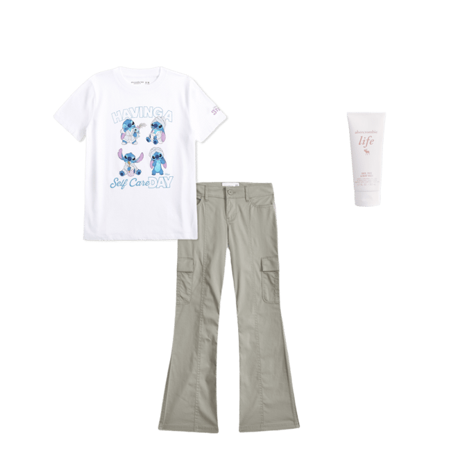 oversized lilo & stitch graphic tee