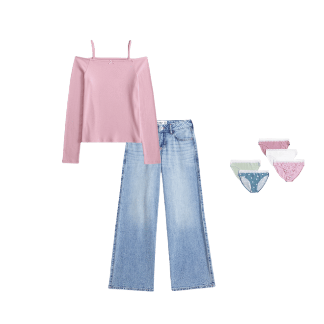 low rise baggy jeans