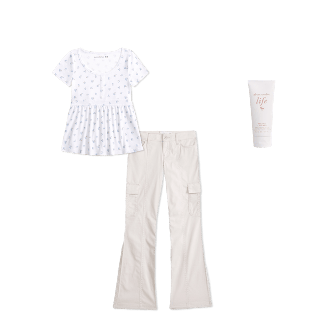 short-sleeve babydoll top