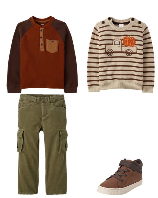 Boys Embroidered Aviator Patch Corduroy Jacket - Highland Hills - Green