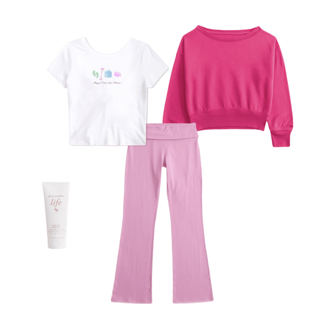 essential off-the-shoulder sweatshirt
