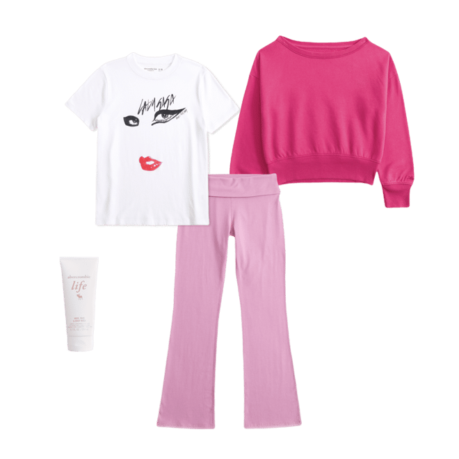 essential off-the-shoulder sweatshirt
