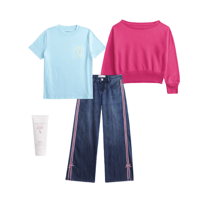 essential off-the-shoulder sweatshirt