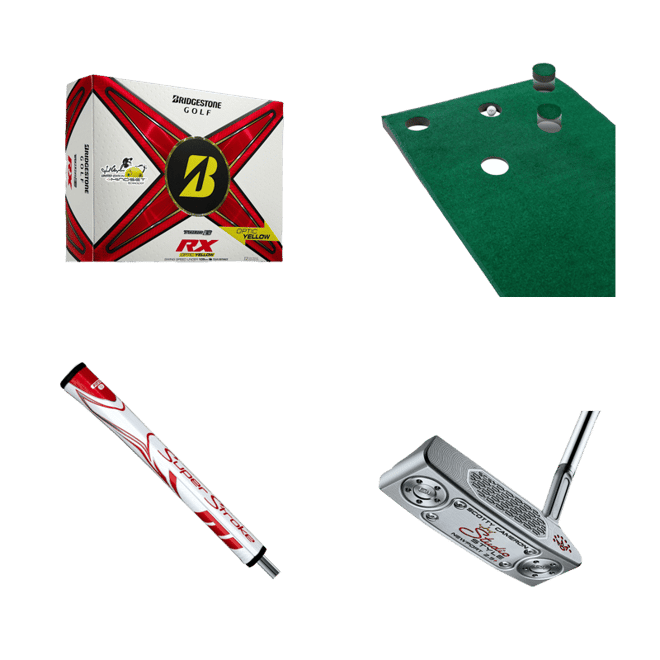 Accessoire Putter Haut De Gamme Poignée De Putter Scotty Cameron 2025 - Modèle SC GEO Phantom 11R, Taille Moyenne Noire Mont Saint Martin