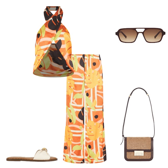 2nd bundle featuring 4 items which compliment Desi Crossbody With Lock Hardware