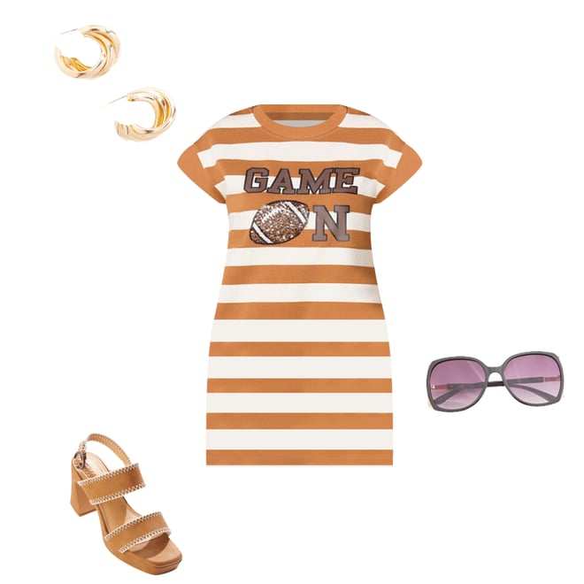  Cato Fashions | Cato Plus Size Stripe Sequin Game On Dress
