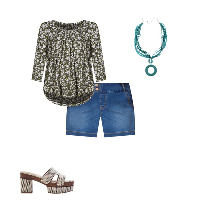  Cato Fashions | Cato Plus Size High Rise Denim Shorts