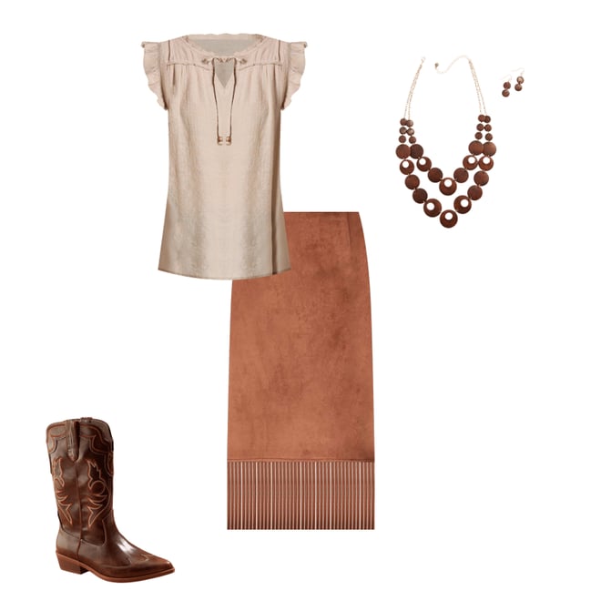 Cato Fashions | Cato Contrast Stitch Western Boots