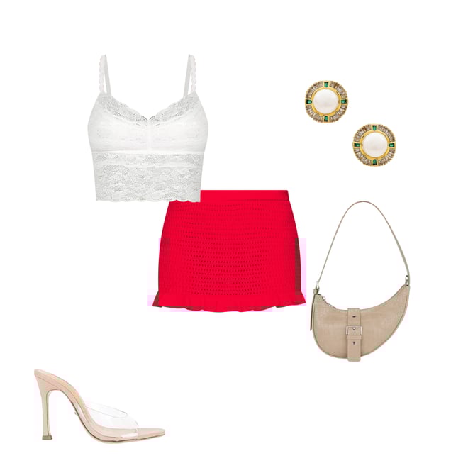 4th bundle featuring 4 items which compliment Crescent Buckle Bag