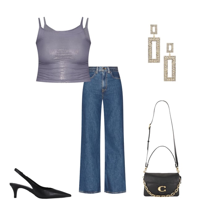 3rd bundle featuring 4 items which compliment Smooth Leather Chain Tabby Handbag