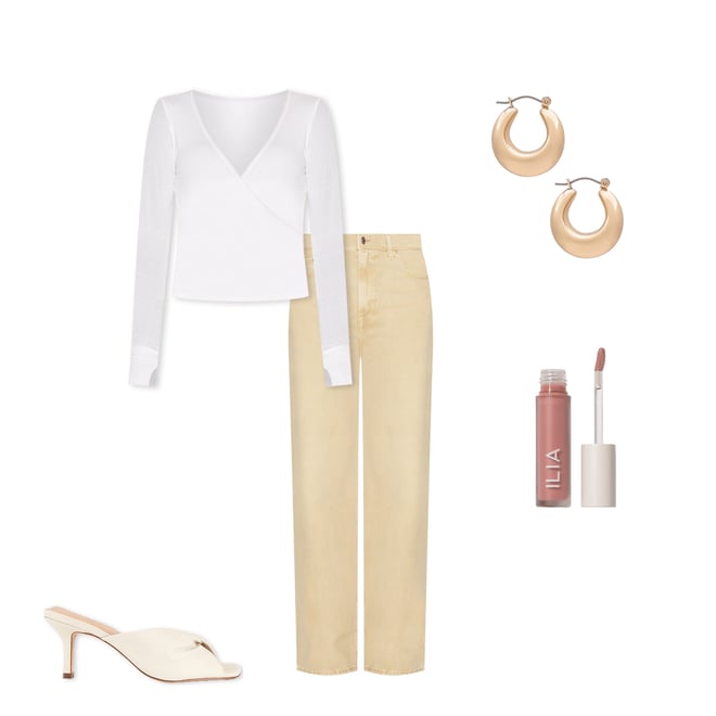 2nd bundle featuring 4 items which compliment Ribcage Wide Leg Jeans