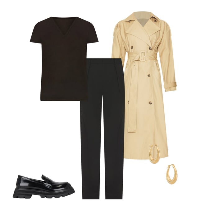 LPA Clara Trench Coat in Khaki | REVOLVE