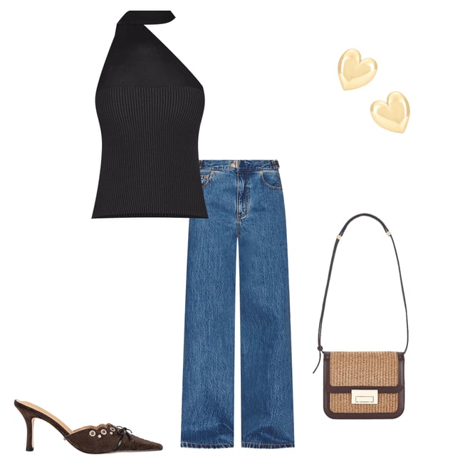 3rd bundle featuring 4 items which compliment Desi Crossbody With Lock Hardware