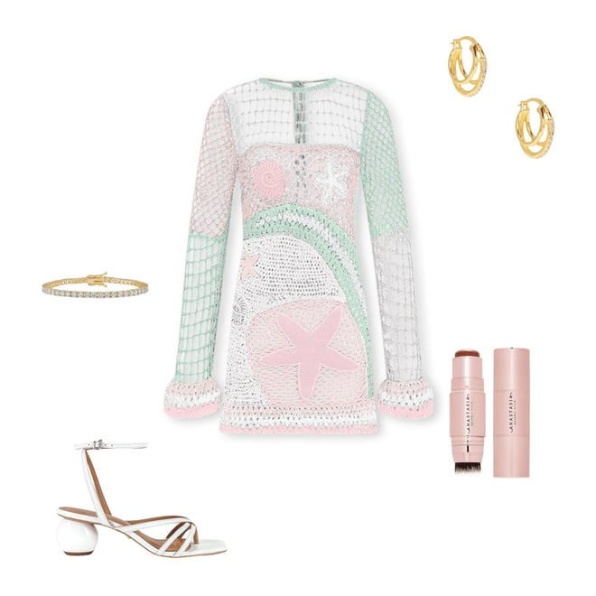 6th bundle featuring 4 items which compliment Crystal Tennis Bracelet