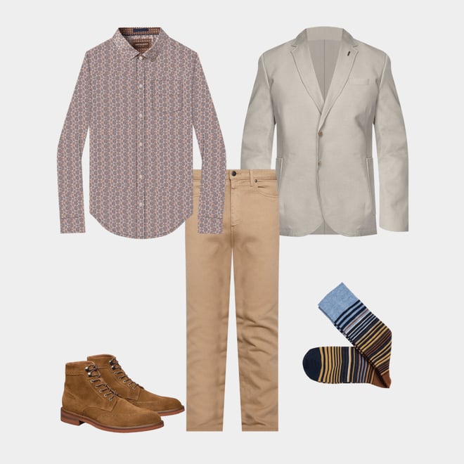 1st bundle featuring 4 items which compliment Hartley Wingtip Boot