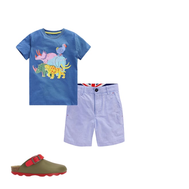 6th bundle featuring 2 items which compliment Classic Chino Shorts-Blue Oxford