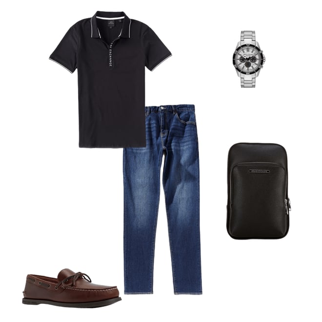 Armani Exchange Okinawa Flat Crossbody Bag | Dillard's