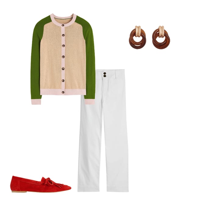 6th bundle featuring 3 items which compliment Soft Tassel Deck Shoes-Post Box Red