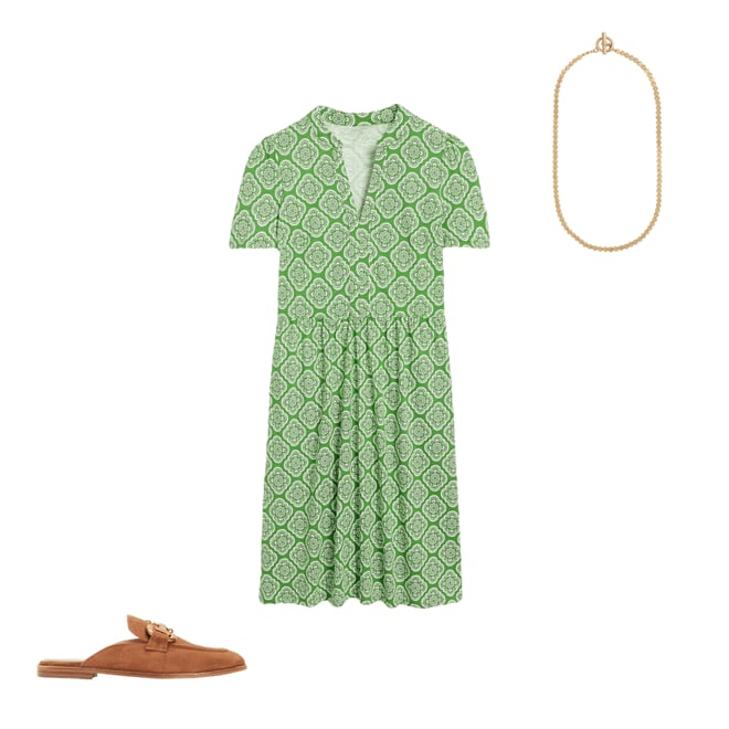 5th bundle featuring 2 items which compliment Naomi Short Sleeve Dress-Paradise Green, Botanic Blush