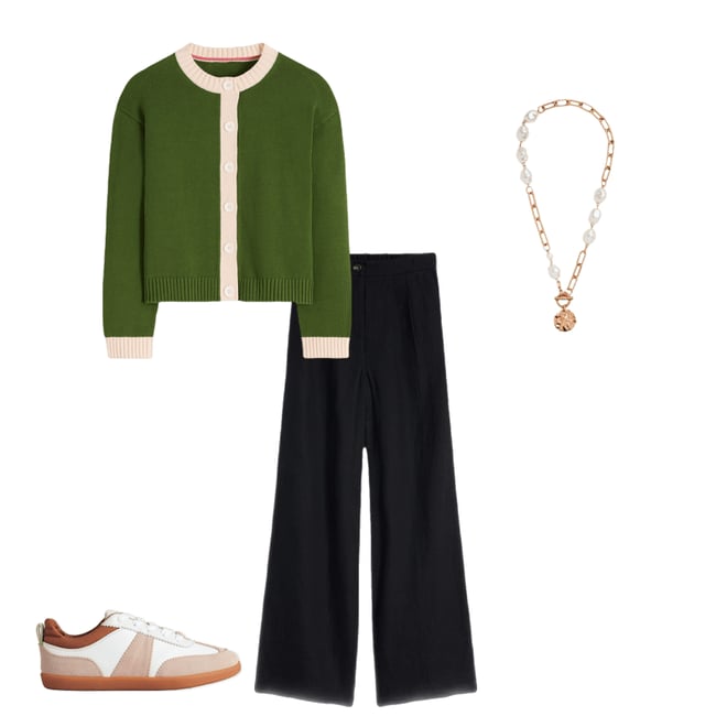 JACQUELINE de YONG 売れ筋商品|||ジャクリーン デ ヨング カーディガン アウター レディース Cardigans Green Jemma Chunky Cotton Cardigan-Promenade Green | Boden USA