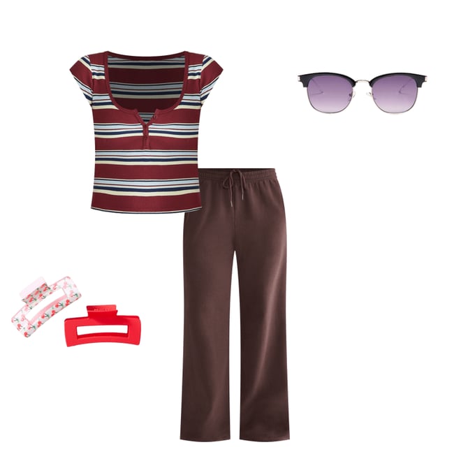 Mid-Rise Wide Leg Sweatpants