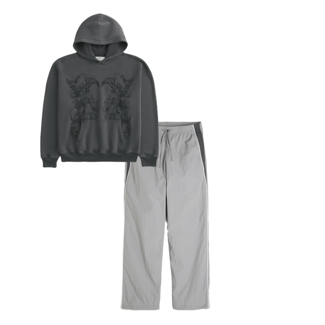 Boxy Graphic Hoodie