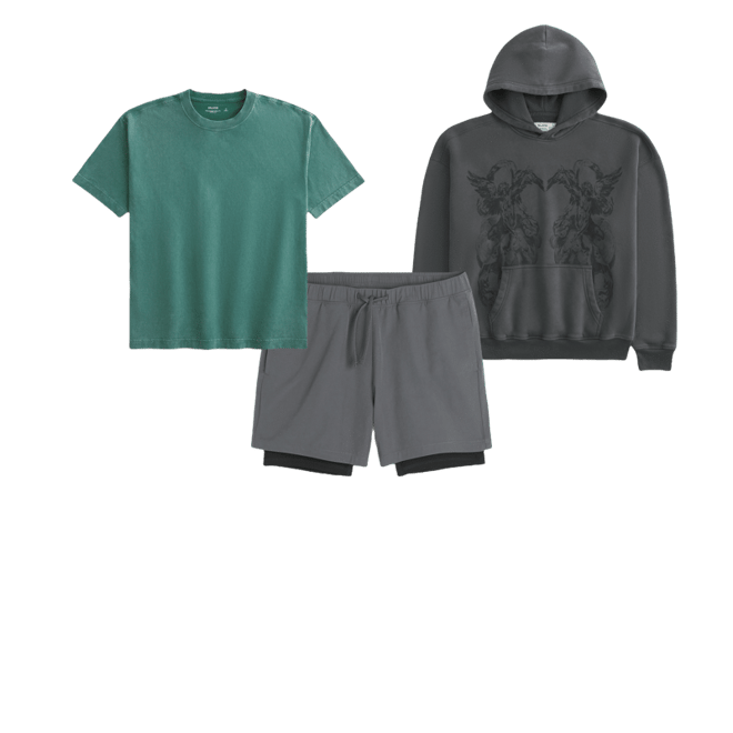 Boxy Graphic Hoodie