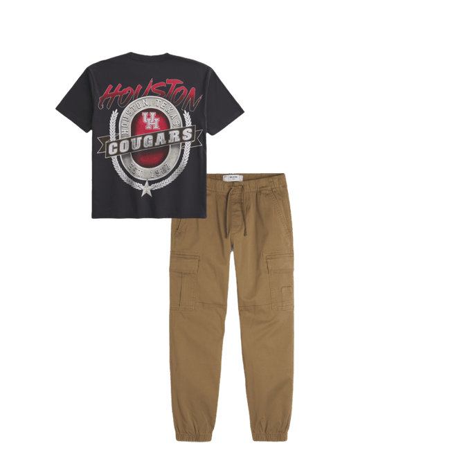 Boxy University of Houston Cougars Graphic Tee
