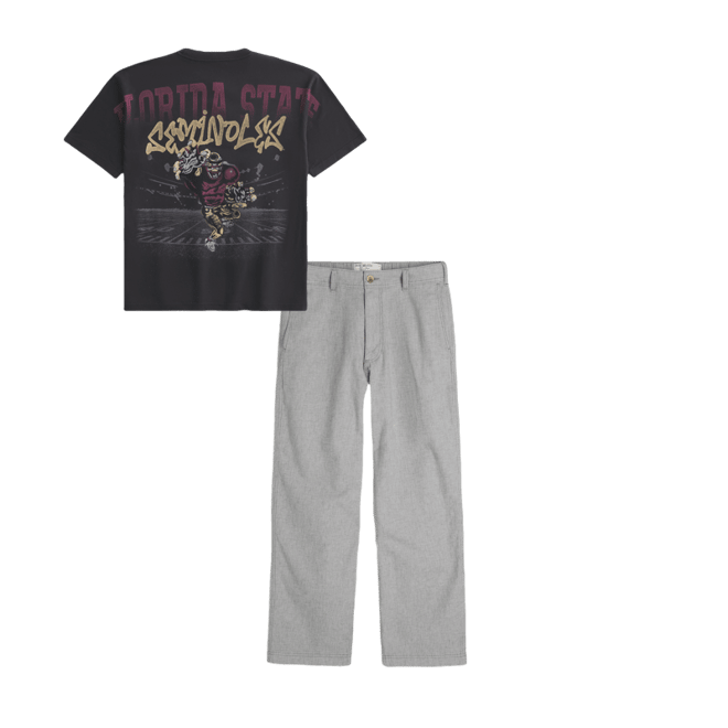 Boxy Florida State University Graphic Tee