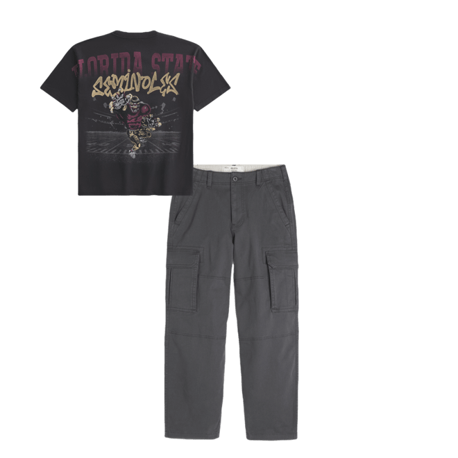 Boxy Florida State University Graphic Tee