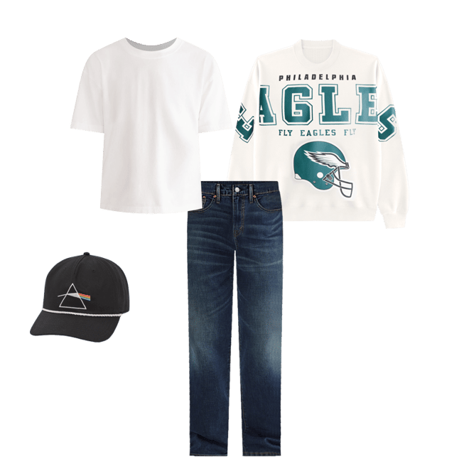 Philadelphia Eagles Crew Sweatshirt