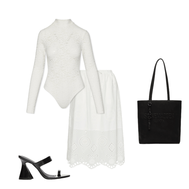 【STEVE MADDEN】ILLIE(イリー) SMART トートバッグ ILLIE Black/Black Women's Shoulder Strap Tote Handbag